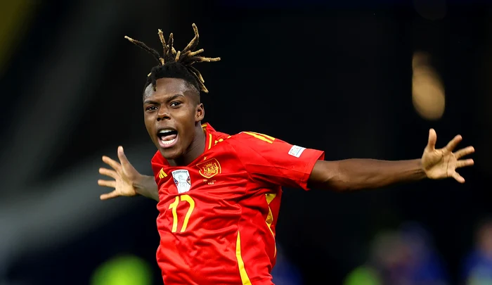 Nico Williams a deschis drumul Spaniei spre victorie în finala Euro 2024. FOTO: Platforma X