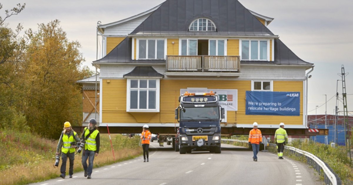 Relocarea orașului Kiruna în Suedia