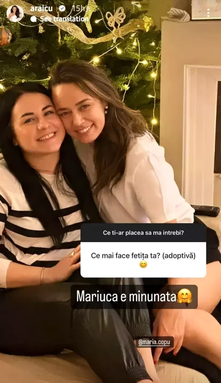 Andreea Raicu și Măriuca / foto: Instagram