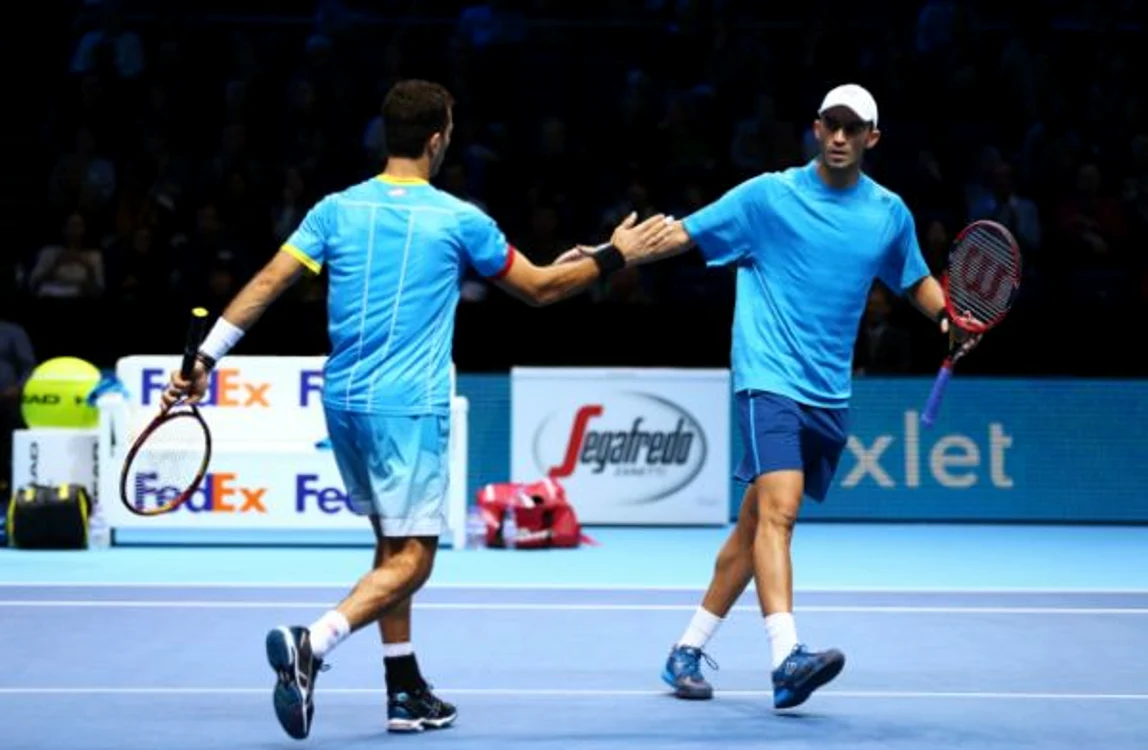 Horia Tecau si Jean Julien Rojer s-au calificat in semifinalele Turneului CampionilorFOTO: AP