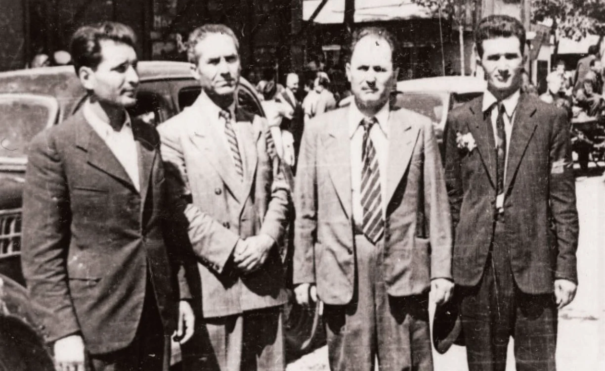 Gheorghe Apostol  Constantinescu-Iaşi Constantin Agiu şi Nicolae Ceauşescu 30 august  1944 FOTO Fototeca online a comunismului romanesc