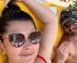 Chiar dacă avionul lor a avut ceva întârziere, Gabriela Cristea și Tavi Clonda se bucură acum de plaja din Dubai și se relaxează împreună