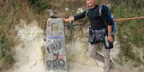 Bogdan Umanschi în pelerinajul spre Compostela