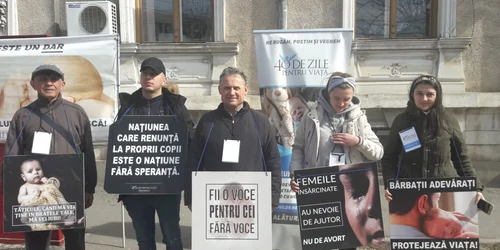 Campanie antiavort la Timişoara FOTO Ş.Both