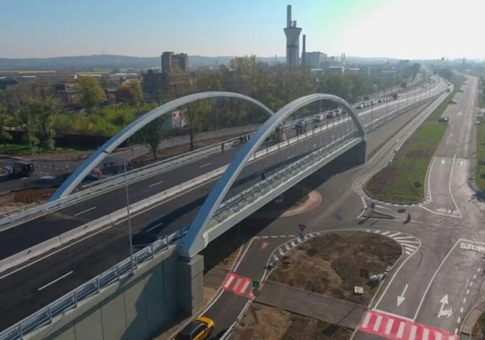 Primul pasaj suprateran din bani PNRR. Sursă foto: Primăria Oradea