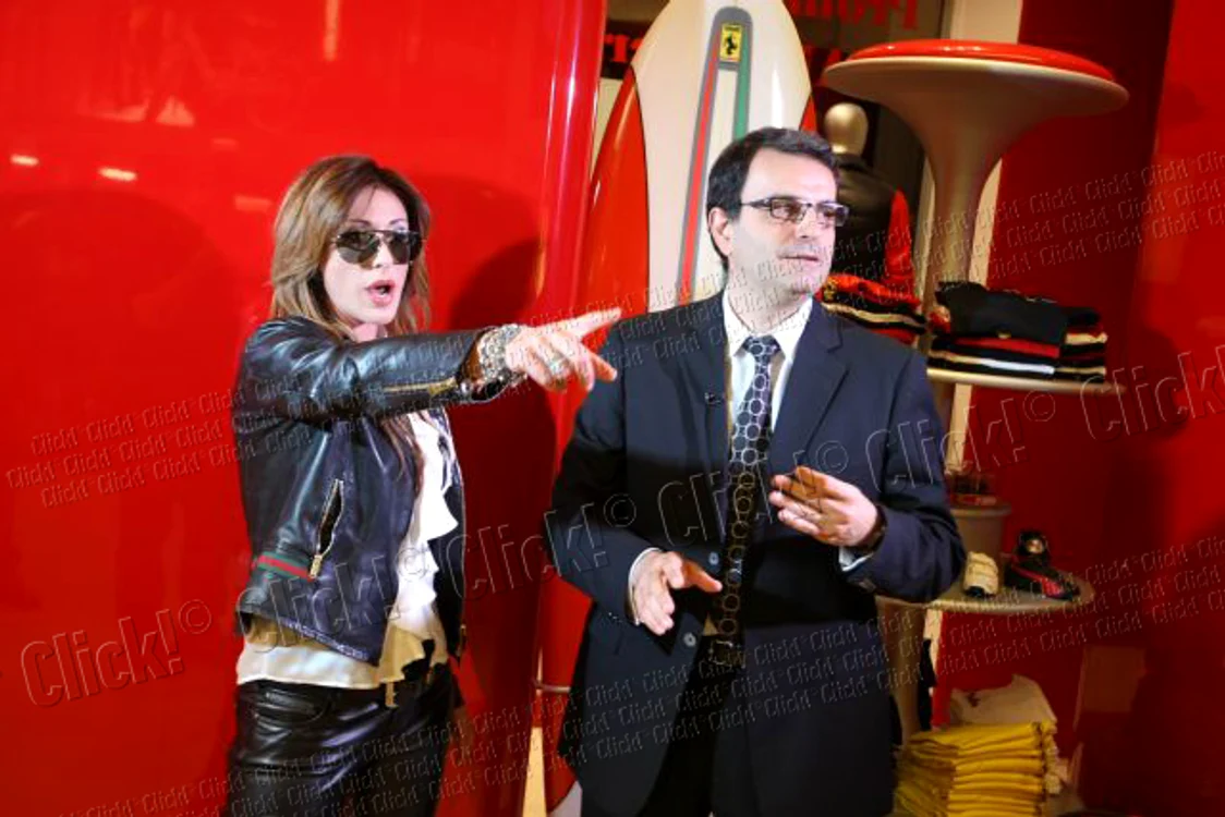 Sabrina, la inaugurarea Forza Rossa (foto: Sever Gheorghe)