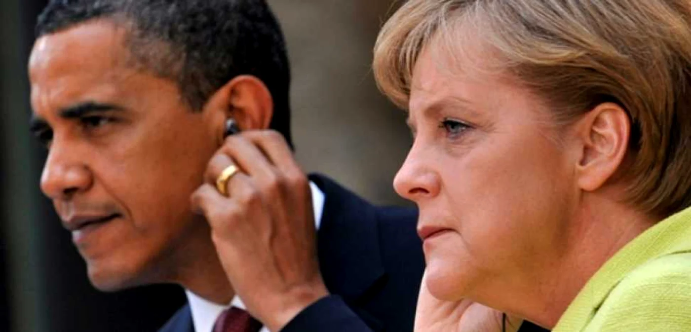 Preşedintele american Barak Obama împreună cu cancelarul german Angela Merkel