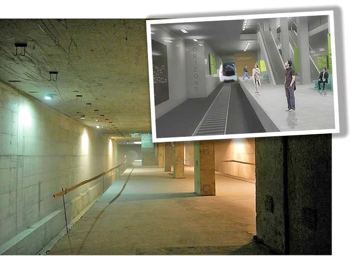 Orizont. Structura staţiei este gata şi se lucrează în prezent la cele trei căi de acces