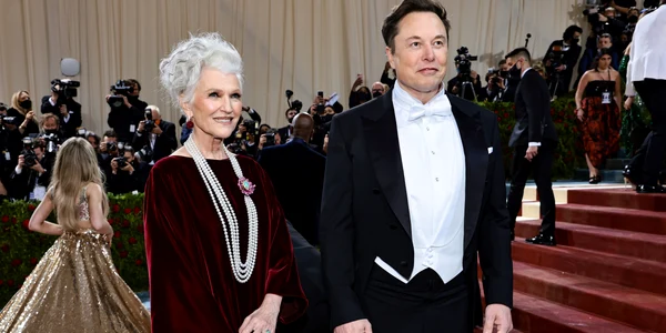 Maye Musk alături de Elon FOTO GettyImages