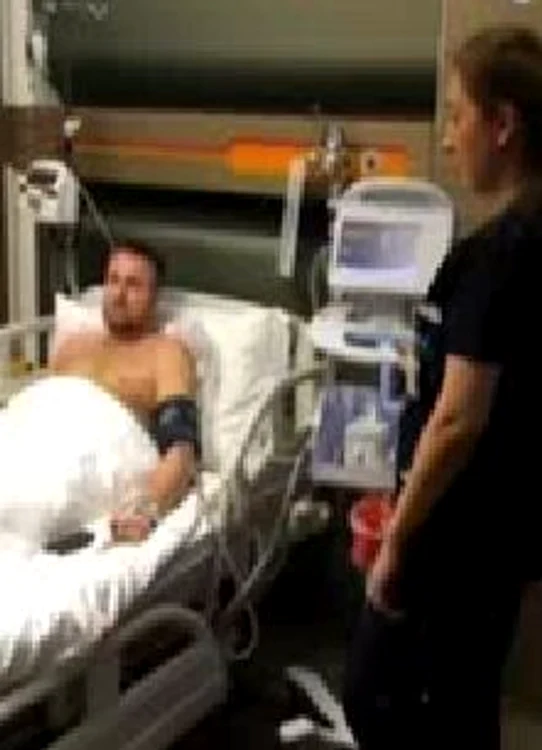 Cătălin Botezatu, în spital (FOTO ACCES DIRECT)