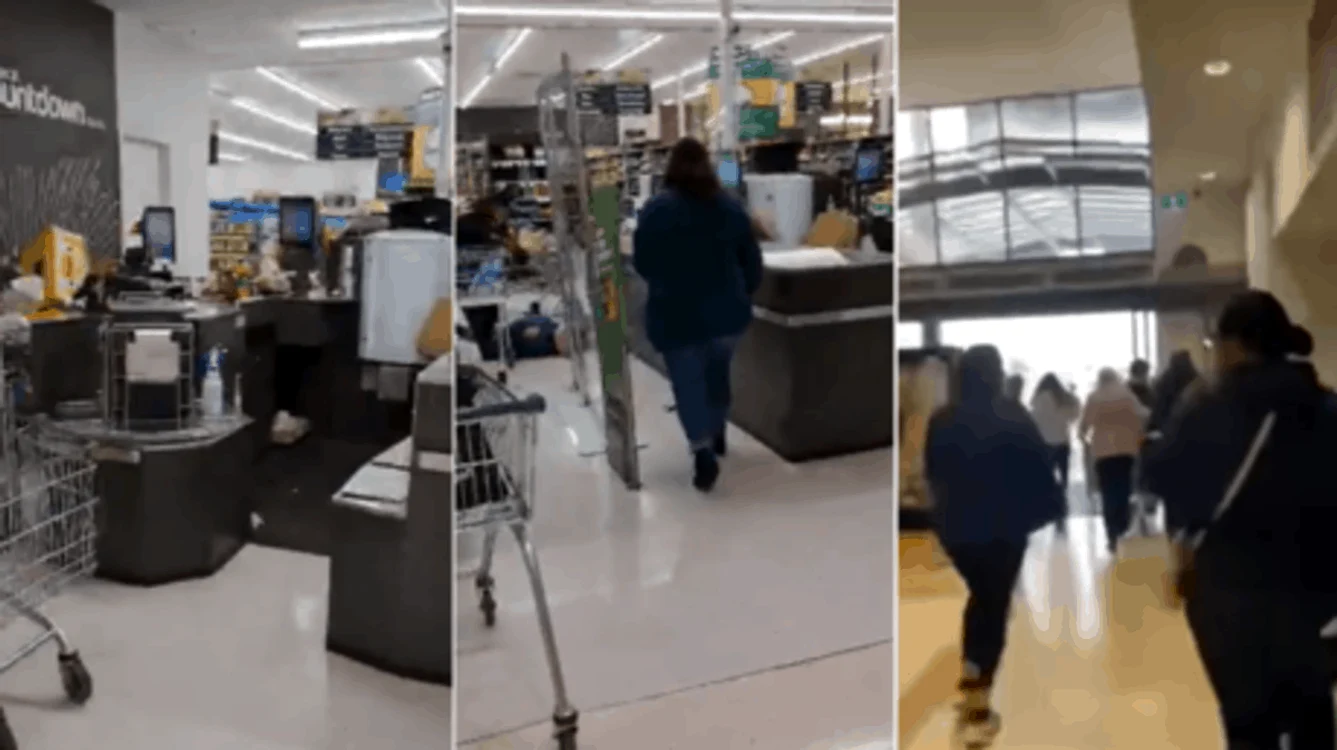 
    Atacatorul a înjunghiat șase persoane din supermarket, la întâmplare foto: captură/Twitter  