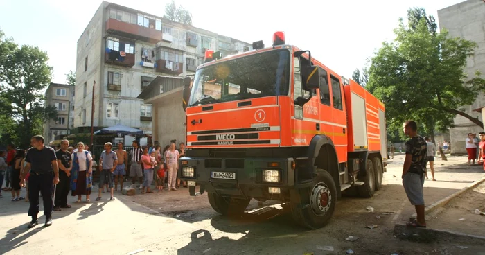 Pompierii s-au luptat cu flăcările Foto: Arhivă