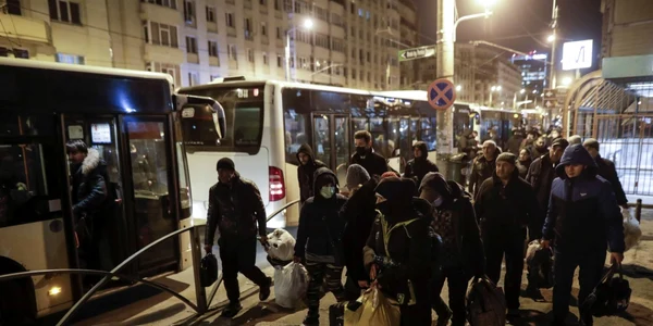 Refugiaţi Ucraina - Gara de Nord Bucureşti - 4 mar 2022 / FOTO Inquam Photos / George Călin