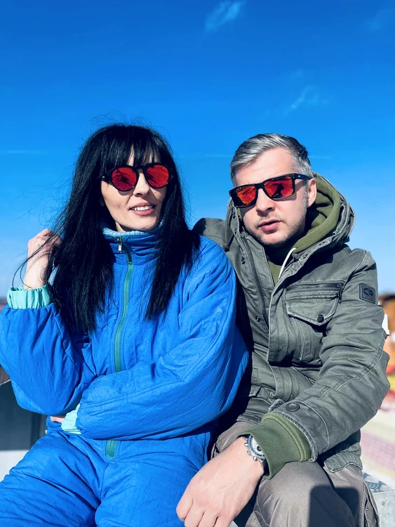 Cosmina Păsărin și iubitul ei / foto: social media