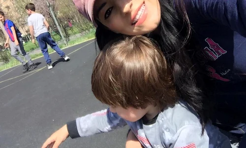 Silvia Launeanu si fiul ei Alexandru 2018 jpeg