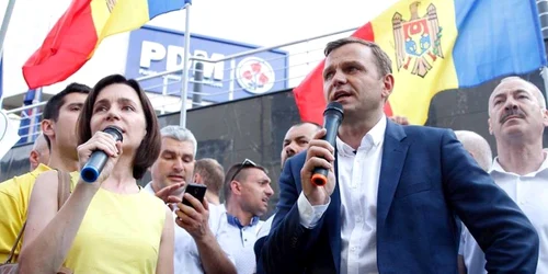 Maia Sandu si Andrei Nastase
