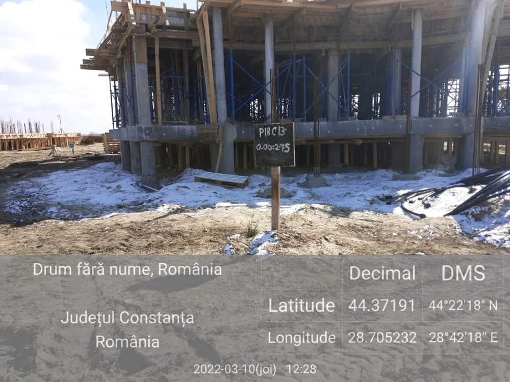 Construcțiile ridicate în zona plajei FOTO: Garda de Mediu Constanța