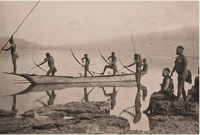 Andaman tribals fishing (c  1870) jpg