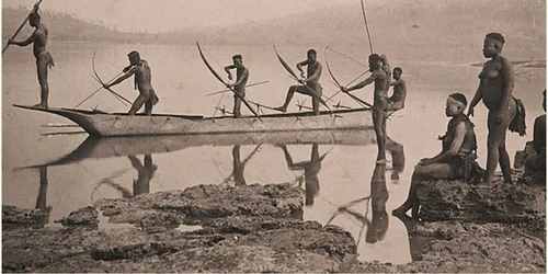 Andaman tribals fishing (c  1870) jpg
