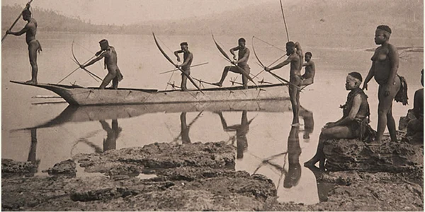 Andaman tribals fishing (c  1870) jpg