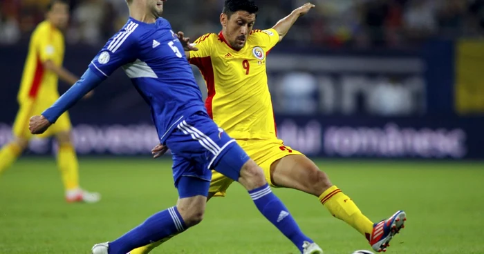 În septembrie 2012, la Bucureşti, România s-a impus cu 4-0 în faţa Andorrei. Marica a jucat 54 de minute, dar n-a găsit plasa adversă. FOTO: Reuters