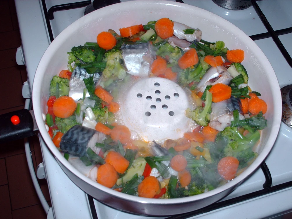Peste cu legume la Dry Cooker jpeg