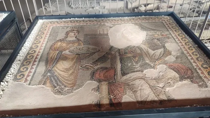 Mozaicul Khresis (© Muzeul de Arheologie Hatay Necmi Asfuroğlu)