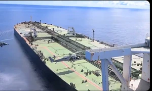 petrolier cu petrol iranian confiscat de sua FOTO captura departamentul apararii SUA png