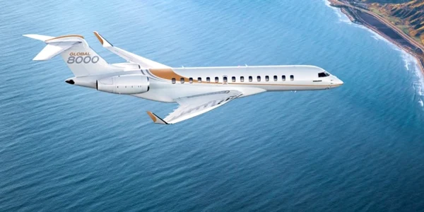 Avion supersonic Global 8000 foto Bombardier Viation via CNN