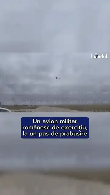 Incident la Buzău: un avion militar IAK-52, la un pas de prăbușire. Membrii echipajului au fost transportați la spital