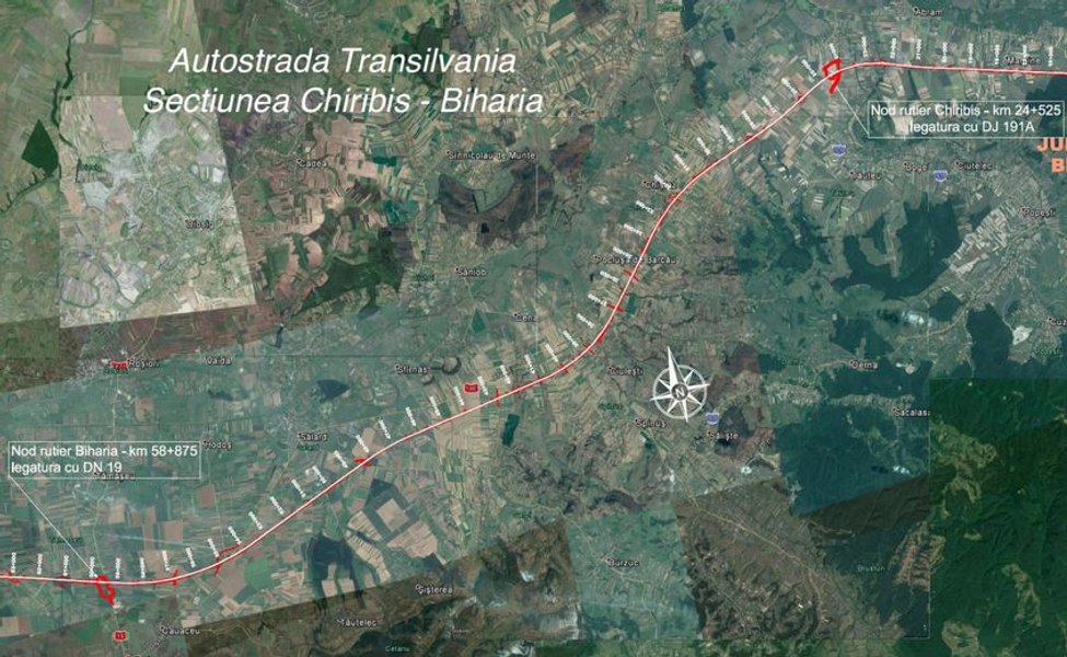 Autostrada Transilvania: secțiunea Chiribiș-Biharia are un nou constructor