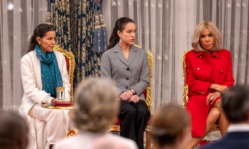 Prințesa Lalla Khadija a Marocului și Brigitte Macron profimedia 0928902340 jpg