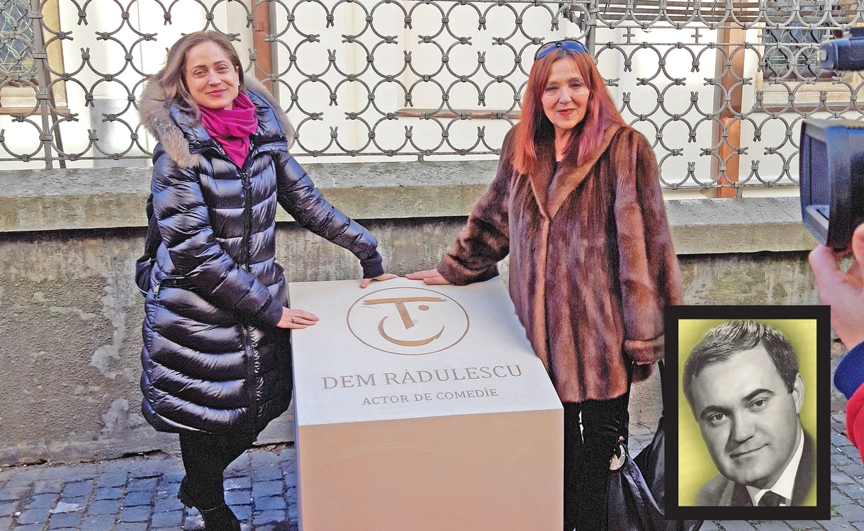 Irina Rădulescu şi Adriana Şchiopu, la monumentul celui alintat “Bibanul”