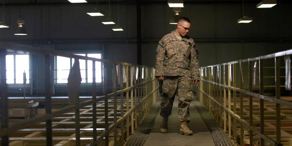 Centrul de detentie Parwan american din Afganistan FOTO wbur.org