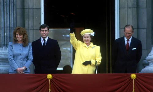 Sarah Ferguson, Prințul Andrew, Regina Elisabeta și Prințul Philip, Profimedia jpg