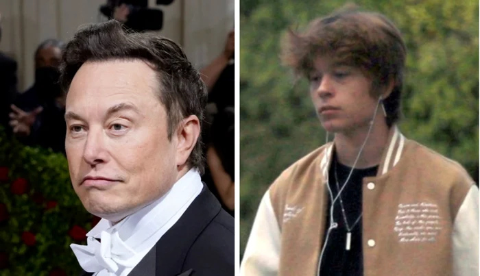 Elon Musk şi fiul/fiica Xavier Alexander Musk/Vivian Jenna Wilson. Foto: Profimedia