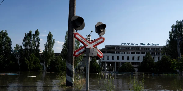 Inundatii in Ucraina ca urmare a distrugerii barajului Kahovka FOTO Profimedia jpg