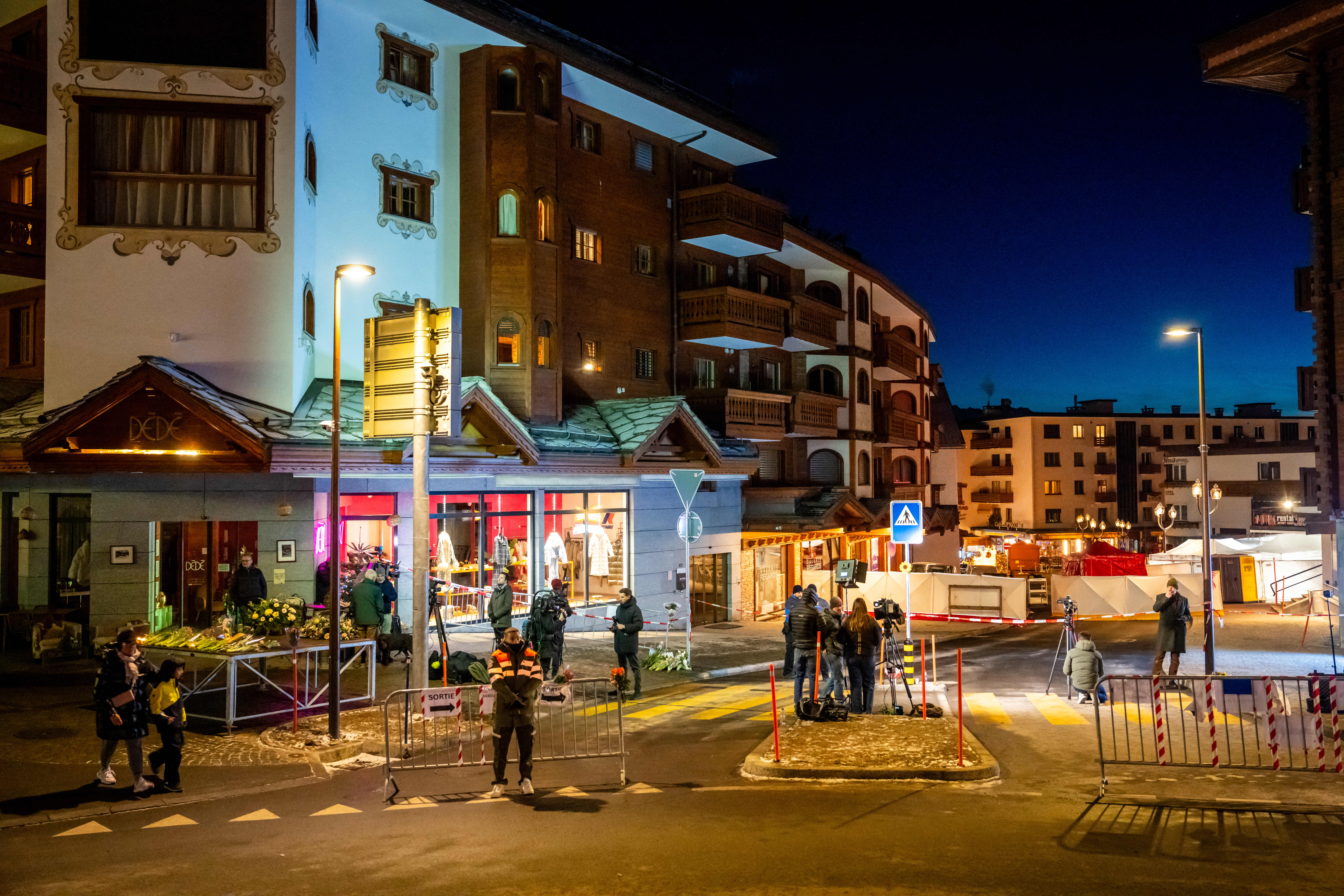 Elveția, zona în care a avut loc incendiul din Crans-Montana FOTO AFP