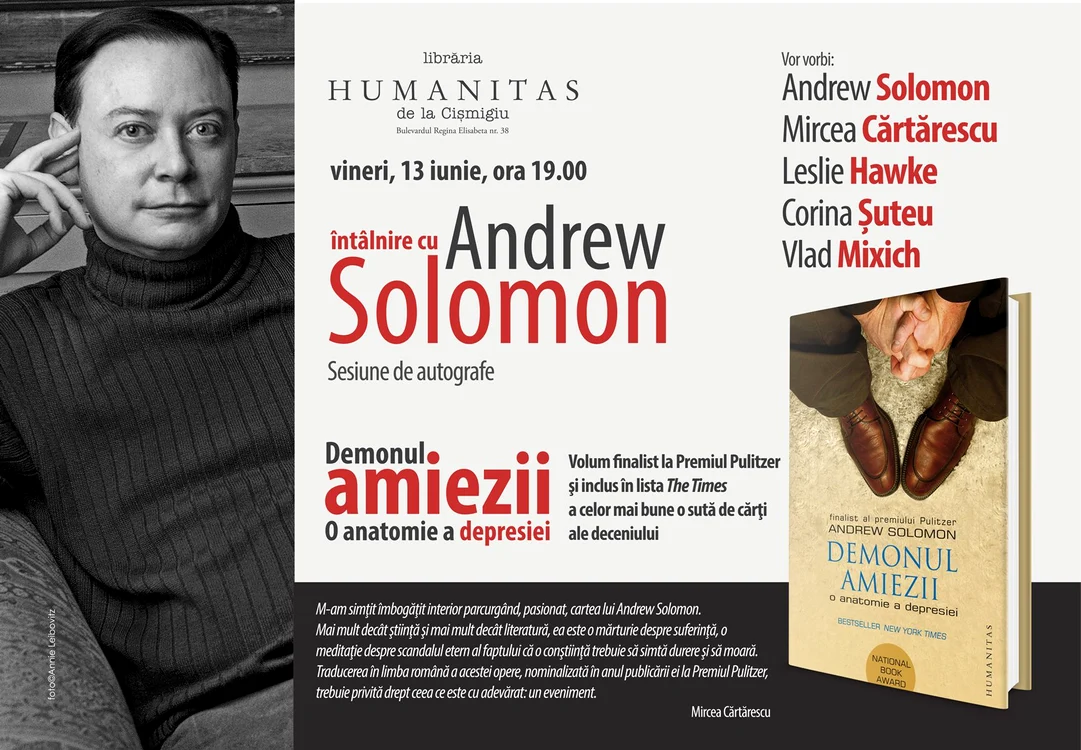 Lansare Andrew Solomon la Bucureşti jpeg