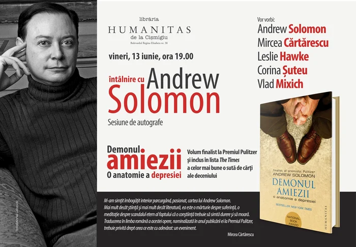 Lansare Andrew Solomon la Bucureşti jpeg