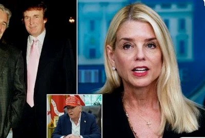 trump Epstein Pam Bondi captură MSN jpg