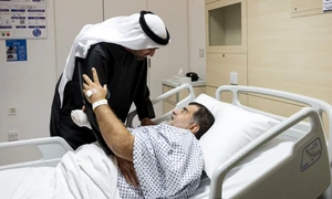 presedintele EAU in vizita la spital foto @Sajwani 2 jfif