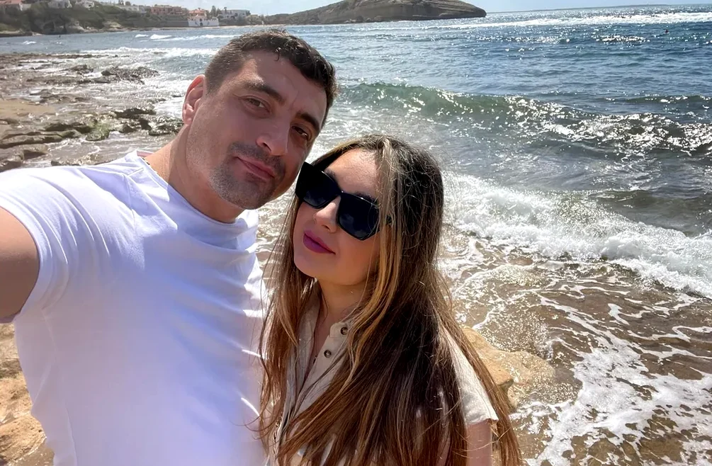 George Simion, alături de viitoarea sa mireasă, Ilinca Sursa: Facebook 