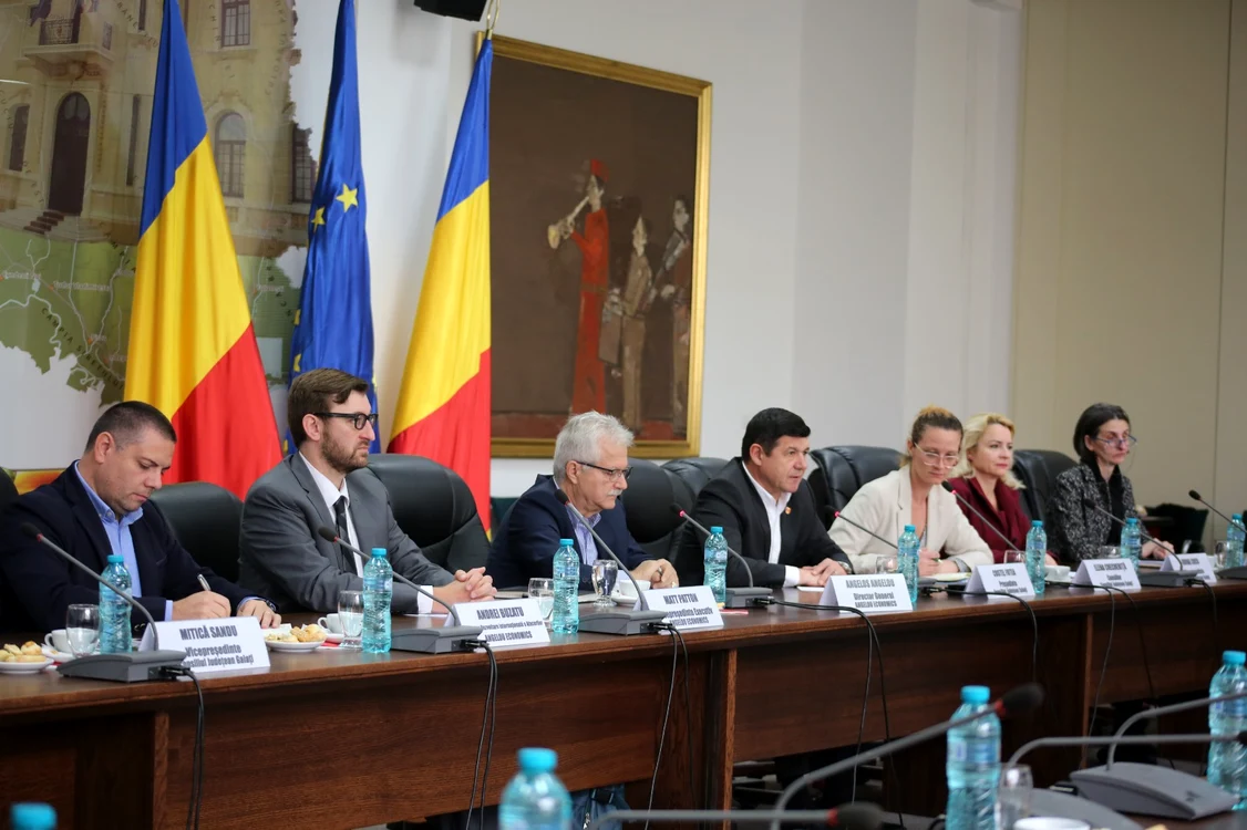 Parteneriat între Consiliul Județean Galați și o renumită firmă din SUA FOTO: CJ 