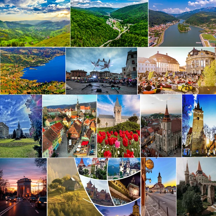 Comorile României autentice Colaj Destinația Anului 2025