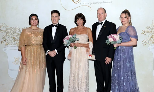 Louis Ducruet si Marie Ducruet, Printul Albert de Monaco, Printesa Stephanie de Monaco, Camille Gottlieb   GettyImages 1747255950 jpg