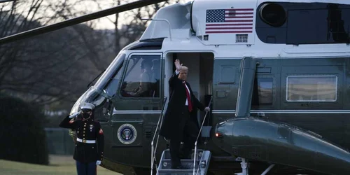 Preşedintele american Donald Trump părăseşte Casa Albă la încheierea mandatului. FOTO Gettyimages