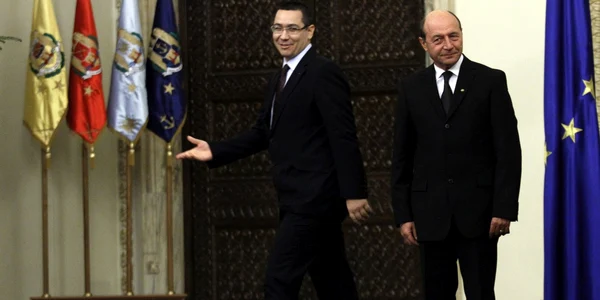 Traian Basescu si Victor Ponta FOTO Mediafax