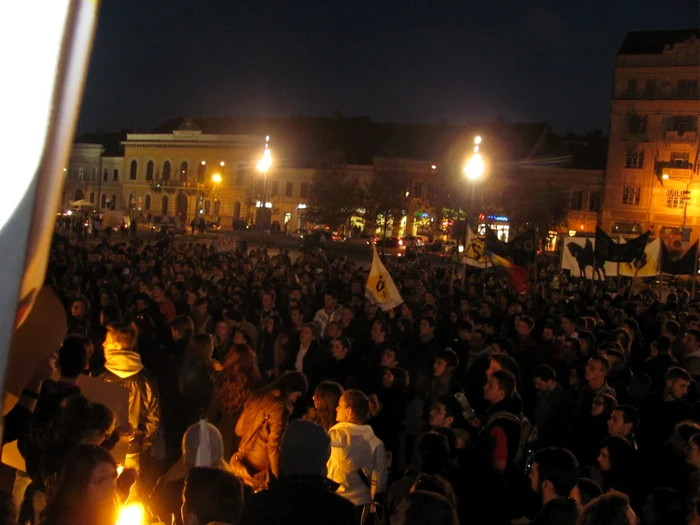 protest studenti cluj