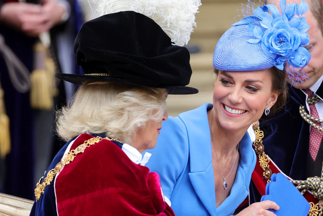 Regina Camilla și Prințesa de Wales de Ziua Jartierei, în 2022
